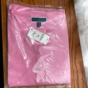 NWT 3X Women's top pink KAREN SCOTT